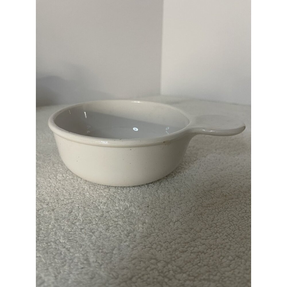 Vintage Corning Ware Grab-It Bowl With Handle P-150-B USA White Soup No Lid